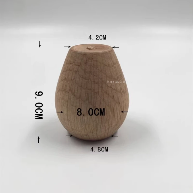 6-8cm Both Ends Can Be Used Pottery Purple Clay Teapot Round Mouth Egg Shape Tools DIY Ceramic Teapot Round Mouth Auxiliary Tool
