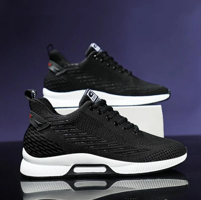 

2026 Sneakers Man Elevator Shoes Height Increase for Men Insoles 6CM 8CM Mesh Breathable Sports Heightening Footwear Tall Shoes