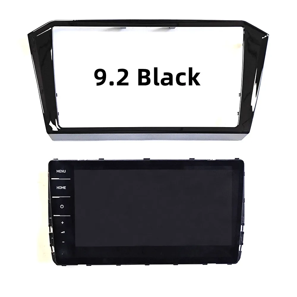 For VW Passat B8 9.2-inch multimedia LCD display screen radio and painted black decorative frame 5G6 919 606 D 5G6919606D