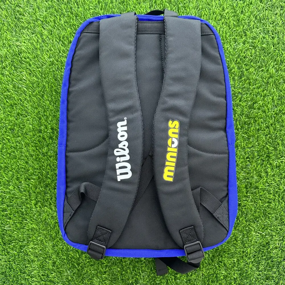 Wilson Minions Full Print Multi Large Capacity Tennis racket Equipment Storage Bag Large Capacity Double Shoulder Tennis Bag