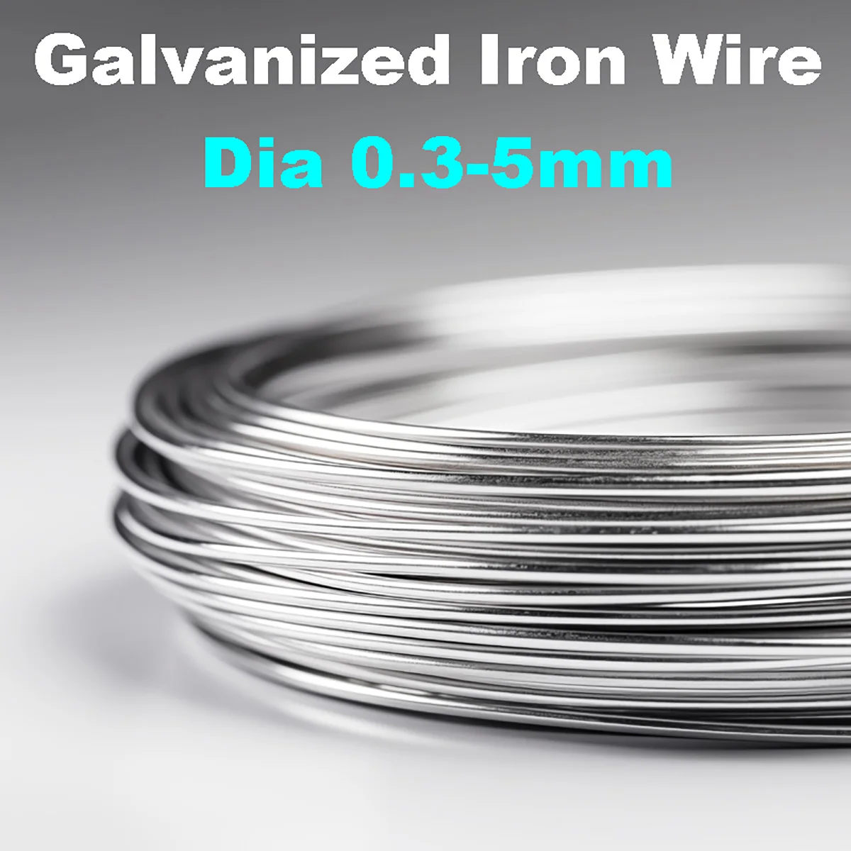 0.5kg Galvanized Iron Wire Dia 0.3 0.4 0.5 0.6 0.75 0.83-5mm Handmade DIY Model Material Crafts Decoration Making Parts