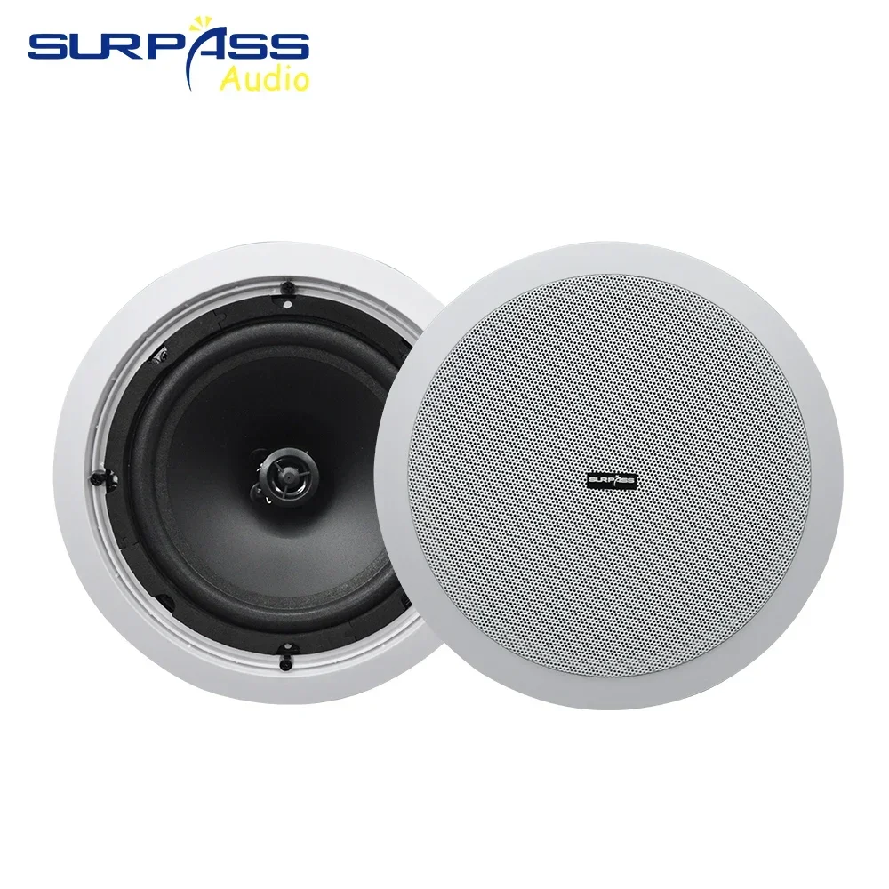 Casa inteligente sem fio coxial alto-falante de teto 40w bluetooth-compatível alto-falante de áudio 1 peça fundo música parede montagem jogador