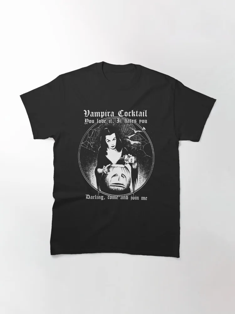 Vampira Cocktail You Love It It Hates You, Dark Goddess of Horror  Classic Horror Movie Shirt Classic T-Shirt