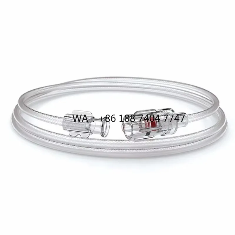 tube-d'extension-renforce-pour-catheter-de-pression-pour-injection-d'agent-de-contraste-sain-et-d'ozonotherapie-dsa-1200-psi-tresse-haute-resistance