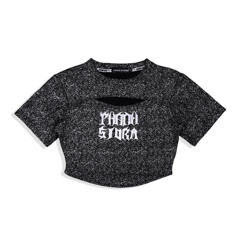 Ropa de baile de Jazz a la moda para niñas, camisetas cortas, pantalones informales, nuevo traje de actuación de Hip Hop, ropa de calle, disfraces geniales de Jazz
