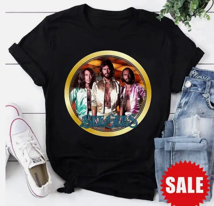 Vintage Bee Gees Music Band T-Shirt