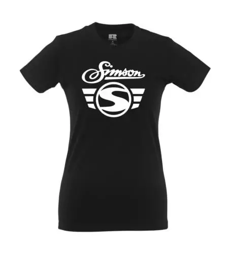 Simson Logo + Schrift I DDR I Fun I Lustig I Sprüche I Girlie Shirt