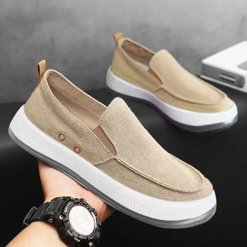 old-beijing-cloth-shoes-men's-spring-canvas-soft-sole-breathable-one-foot-kick-dad-casual-shoes