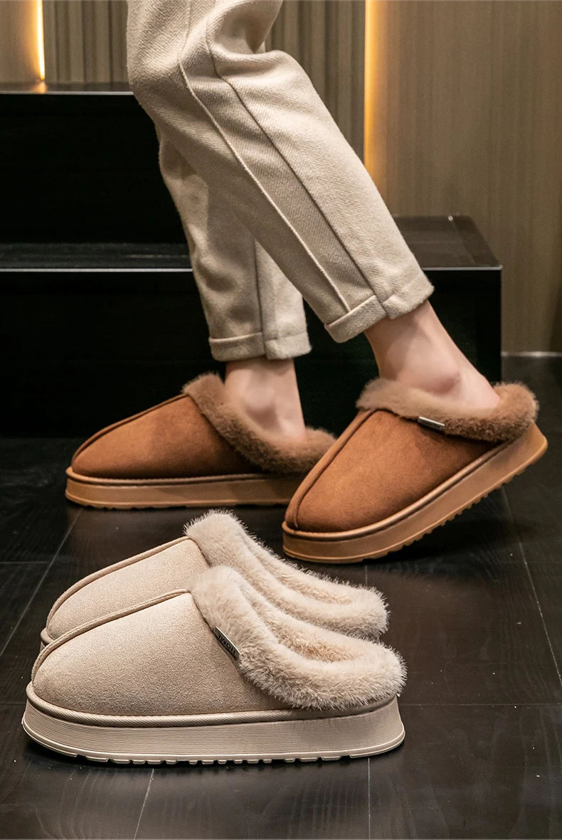 Pantofole Invernali Morbide In Peluche Unisex Con Suola Antiscivolo: Per Casa, Uscite, Regalo Natale (Tante Taglie, Stampe Variopinte)