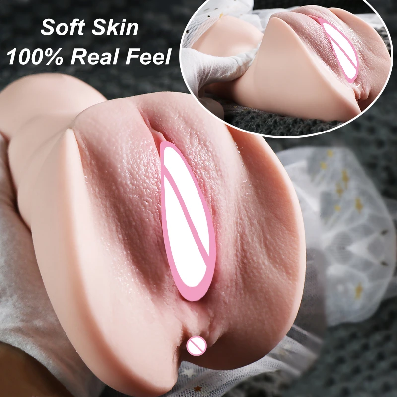 Masturber for man Real Artificial Vagina Male Masturbator Cup Realistic Anal Adult Product Ass Pussy Sex Toys For Men Adult Game