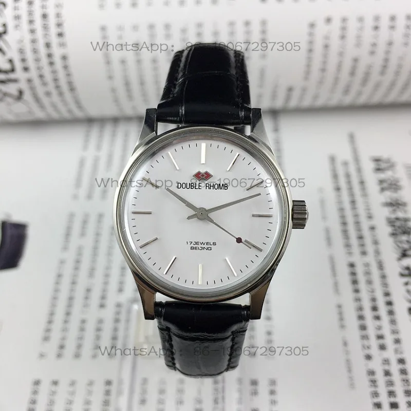 

24-Hour Shipping Medium Watch, Shuangling Brand Manual Mechanical Watch, Diameter 3.1 Cm
