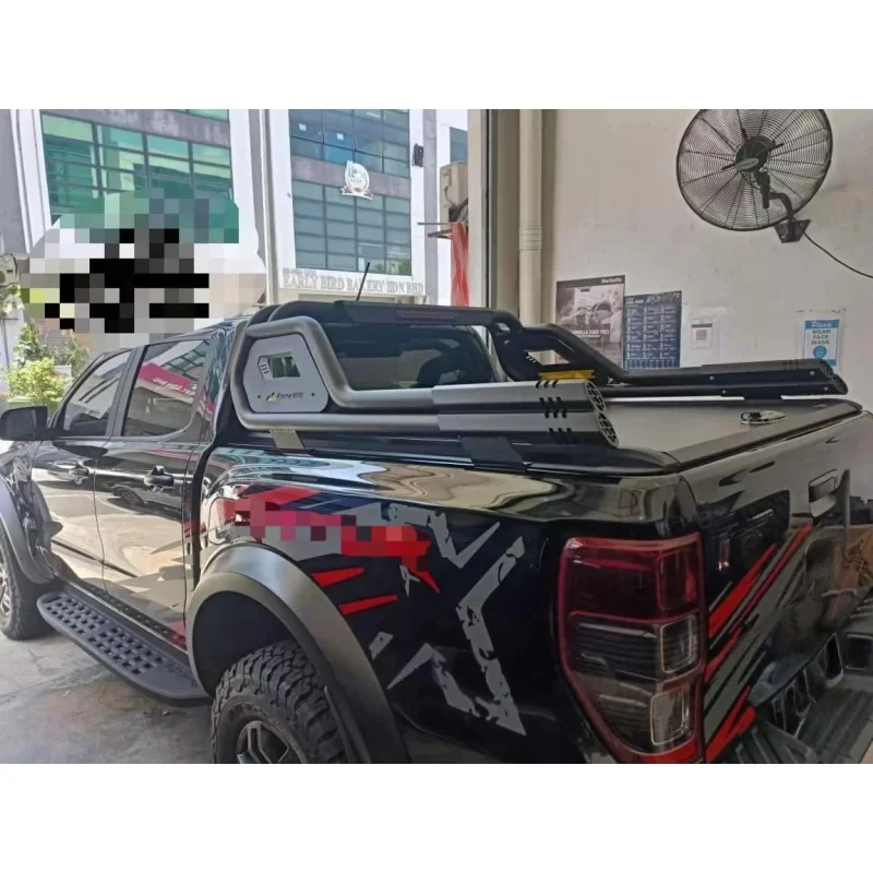 Factory Hot Sale-Iron Steel Sport Bar Roll Cage Aftermarket Universal Offroad Pickup Truck External Modified Parts