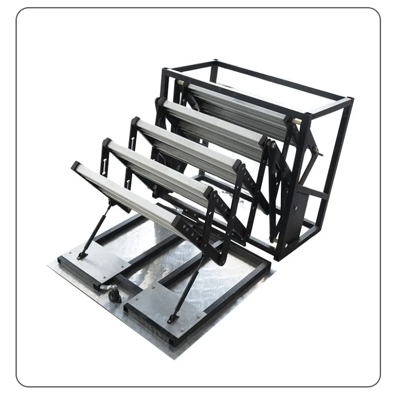 Aluminum Alloy RV Motorhome Caravan Camper Trailer Five Folding Manual Step with Special Vehicles