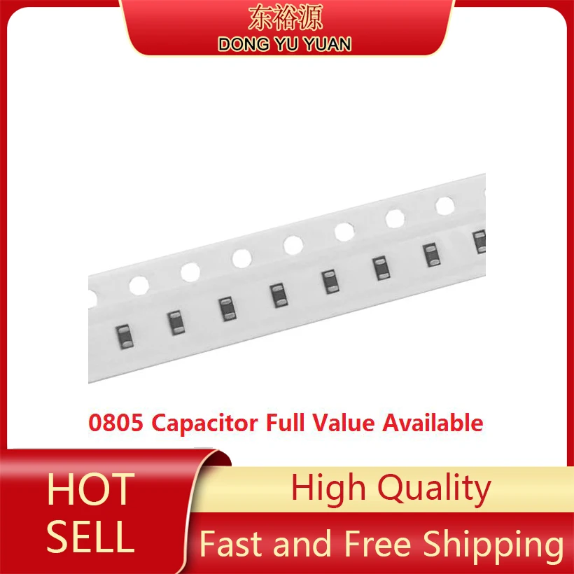200 шт. 0805 50 В 3,3NF/4,7NF/10NF/22NF/33NF/47NF/2,2NF 222 223 332 472 103 333 473 K M Z 50 В 2200PF 3300PF 4700P Комплект конденсаторов SMD