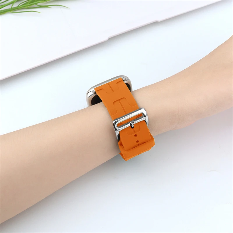 حزام ل سوار ساعة يد آبل ، جديد سيليكون سوار ، iWatch سلسلة 9 ، 8 ، الترا 7 ، SE ، 3 ، 5 ، 6 ، 4 ، 44 مللي متر ، 45 مللي متر ، 41 مللي متر ، 40 مللي متر, 49 مللي متر, 42 مللي متر, 38 مللي متر
