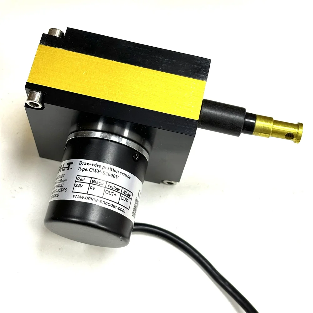 

Draw Wire Displacement Potentiometer Position encoder Sensors 0-10V 2m Measuring for cylinderstesting machines CWP-S2000V