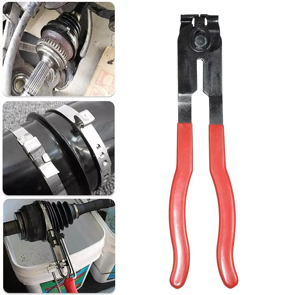 Durable CV Joint Boot Clamp Pliers Car Banding Hand Tool Kit Car Repairs Kits for Exhaust Pipe Fuel Filter Hand Installer Tool