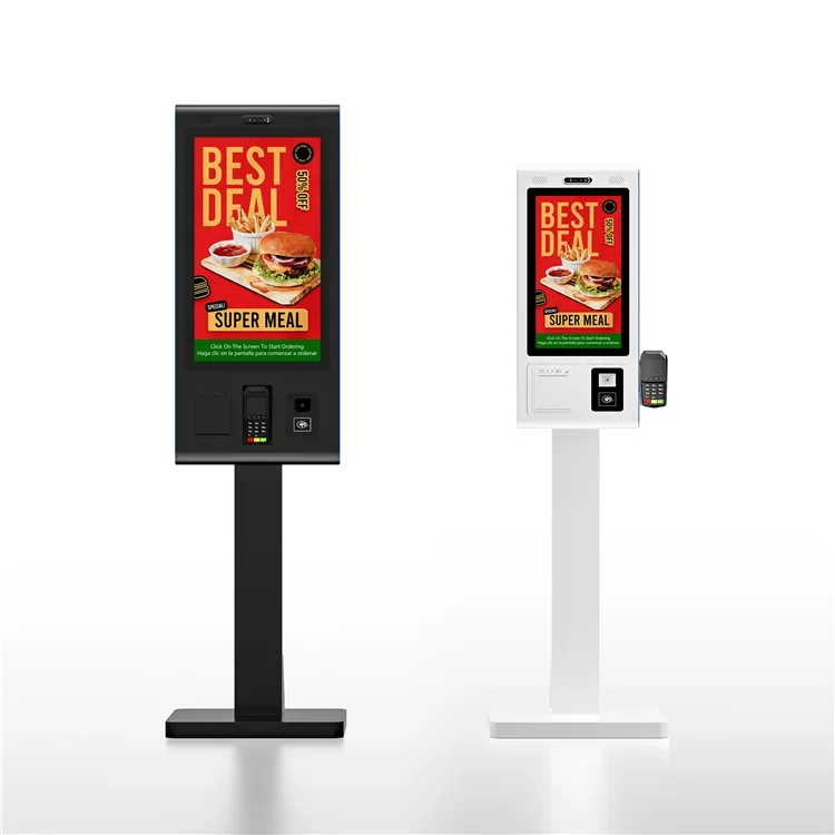 Self-checkout ordering machine Self-service ordering touch screen payment kiosk is borne by the ordering restaurant