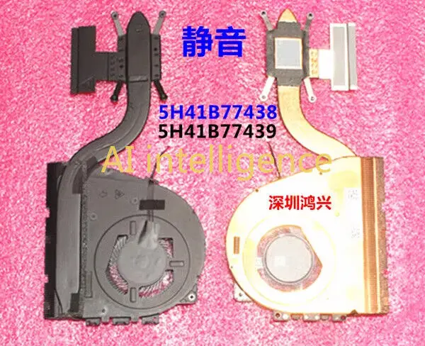 

Original for LENOVO P14S GEN5 COOLING FAN HEATSINK 5H41B77438 5H41B77439