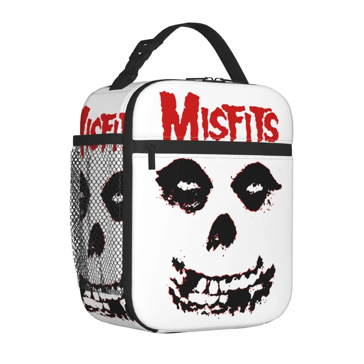 Misfits Skull Insulated Lunch Bags Leakproof Meal Container Cooler Bag Tote Lunch Box College Picnic Food Bag