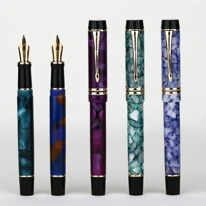 

Перьевая ручка MAJOHN M600S из смолы с позолоченным пером для тонкого письма, каллиграфии, для офиса, школы, студентов, взрослых, деловой подарок, канцелярские принадлежности