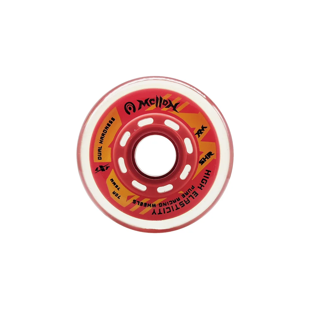 

Профессиональные колеса для хоккейного катания с твердостью 78А, размер 76 мм, 80 мм, оранжево-красные, мягкие, высокоэластичные, шины для катания на роликовых коньках, 8 шт.