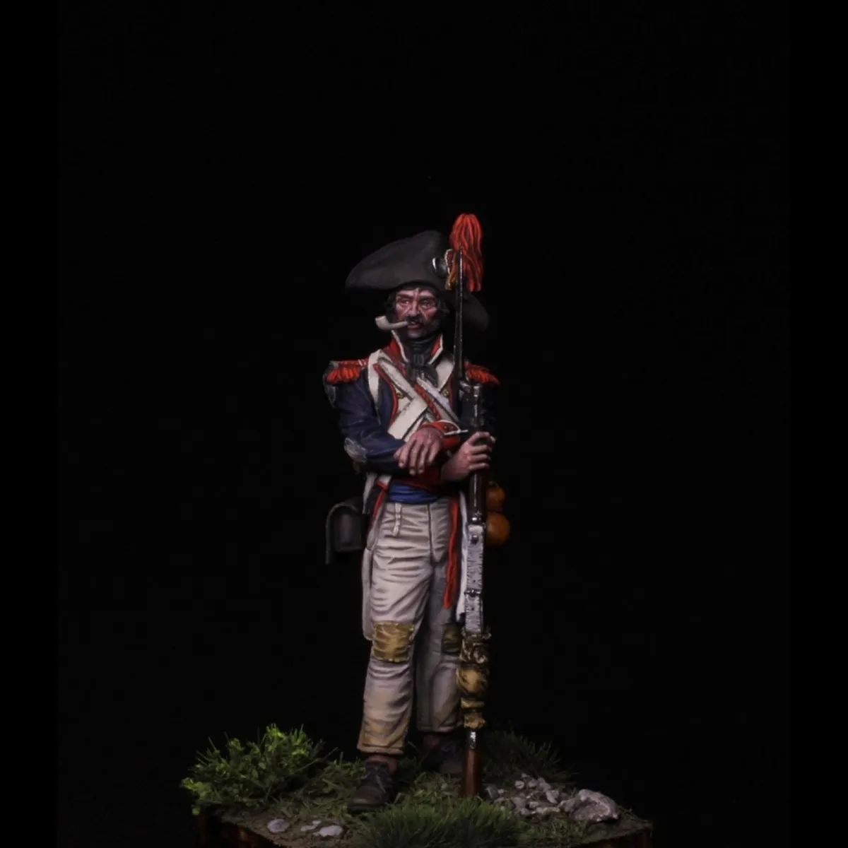 

54MM resin unpainted model kit, military theme, French infantry unassembled and unpainted GK, 1331R