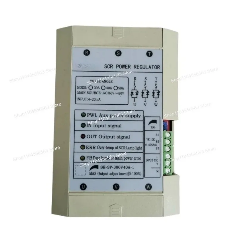 Three-phase Power Regulator SCR Regulator Power Thyristor Electric Heating Furnace Regulator Power Control