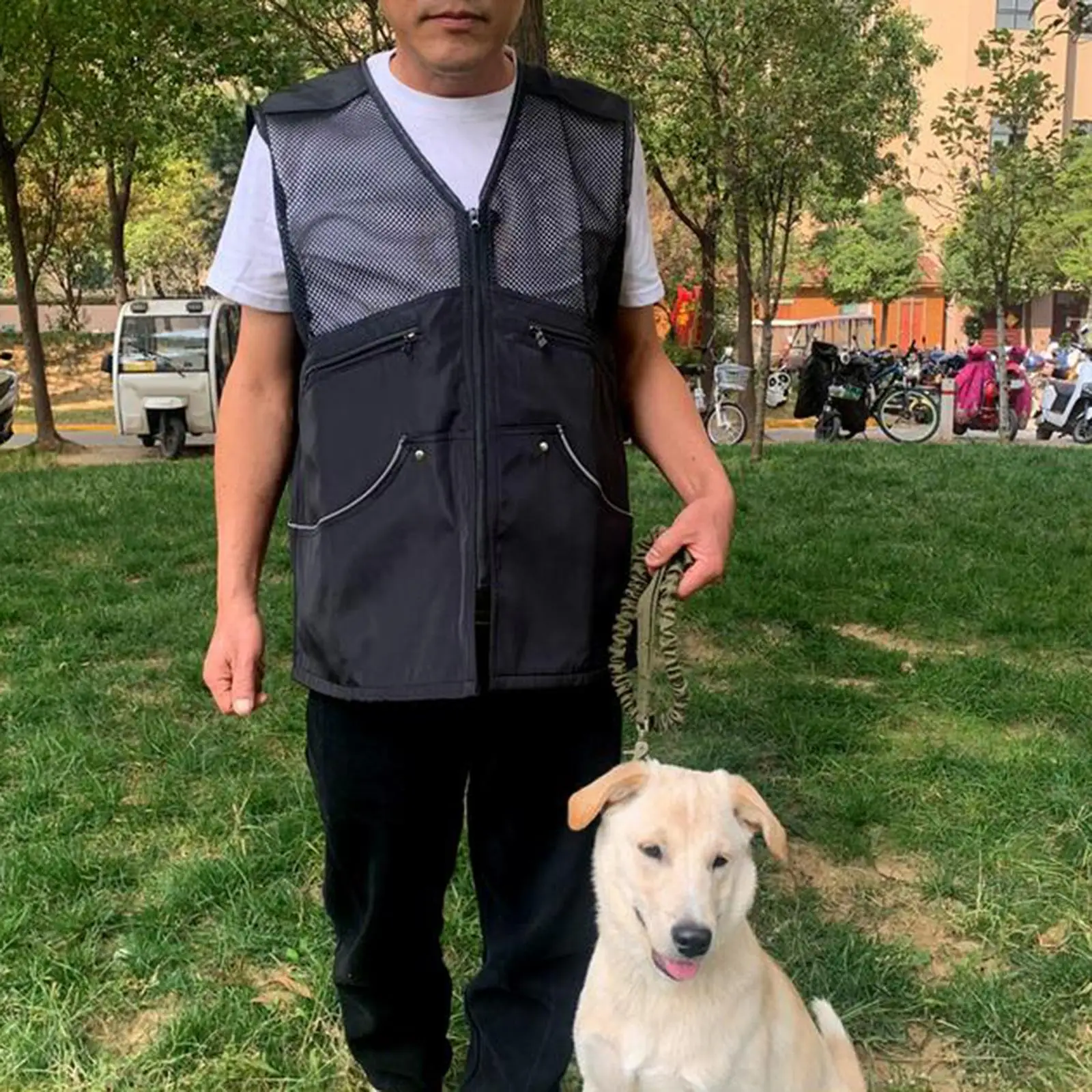 

Dog Handler Training Vest Summer Zipper Vest for Dog Training Activities