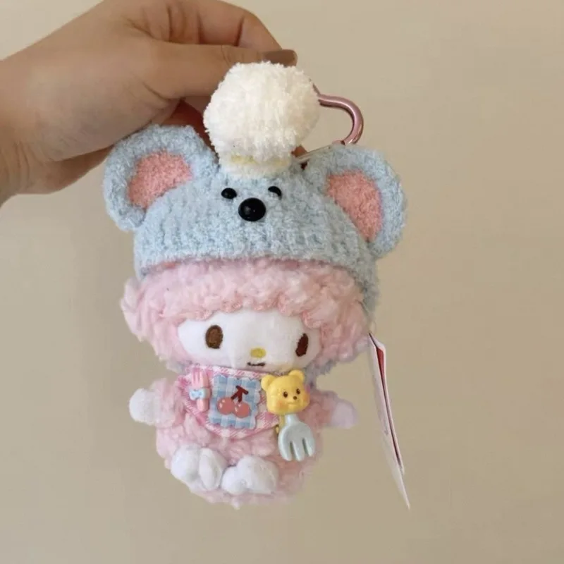 anime My Sweet Piano Kawaii pp cotton stuffing Plush toys 12cm doll keychain pendant couple bag packaging decoration gift