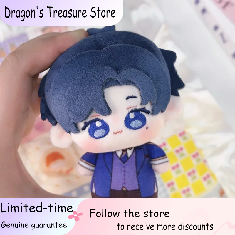 10 سنتيمتر لعبة آين كلارنس Rorschach Alfah أنيمي لجميع الأوقات لينة المفاتيح أفخم لطيف محشوة ظهره قلادة بلوشي هدية