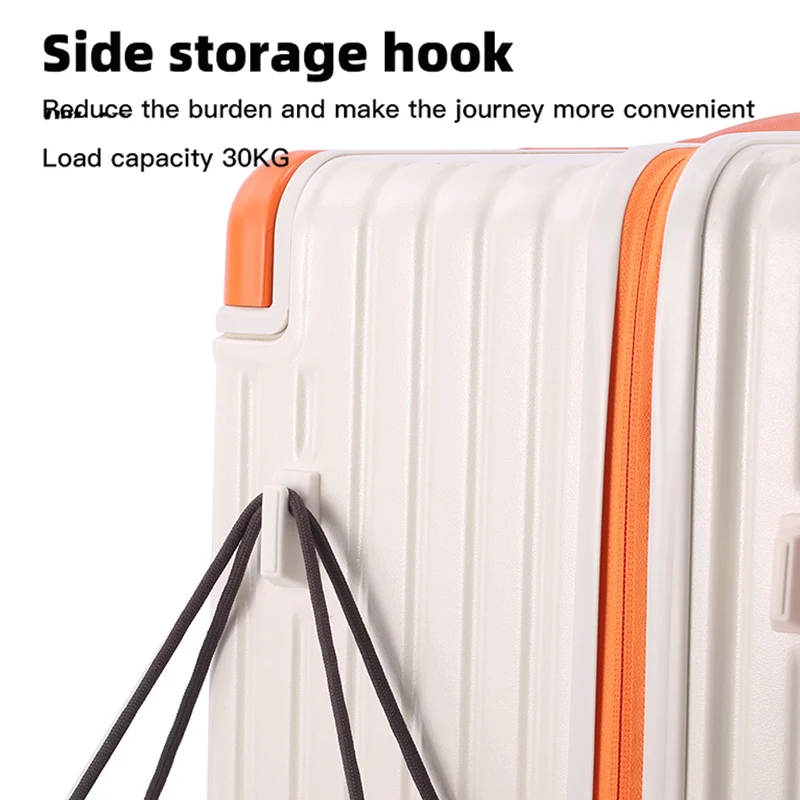 SUSHIMU أمتعة أمامية مفتوحة، حقيبة عربة قابلة للتوسيع، حقيبة كابينة مقاس 20 بوصة، حقيبة سفر نقية من البولي كربونات