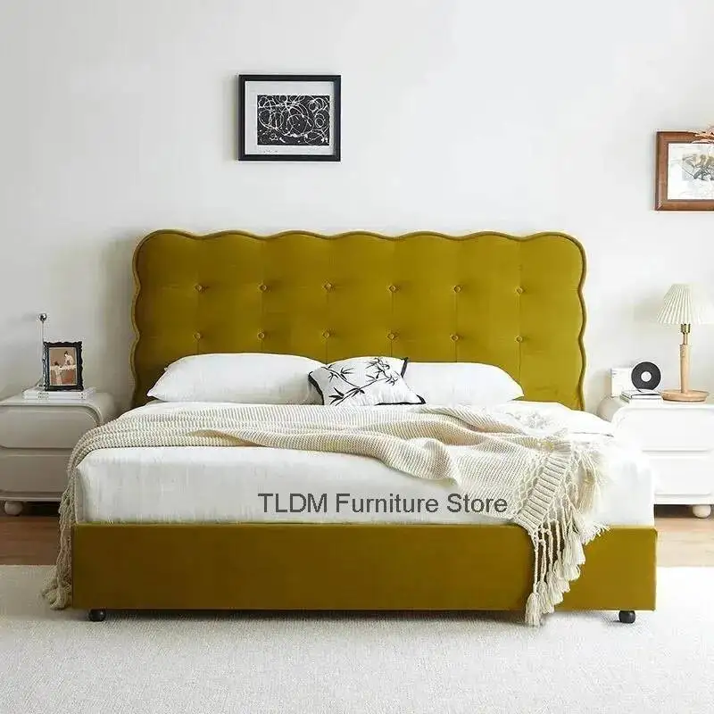 Design Style Headboard Convenient Room Cream Chic Removable Washable Headboards Modern Minimalist for Living Upholstery Guest