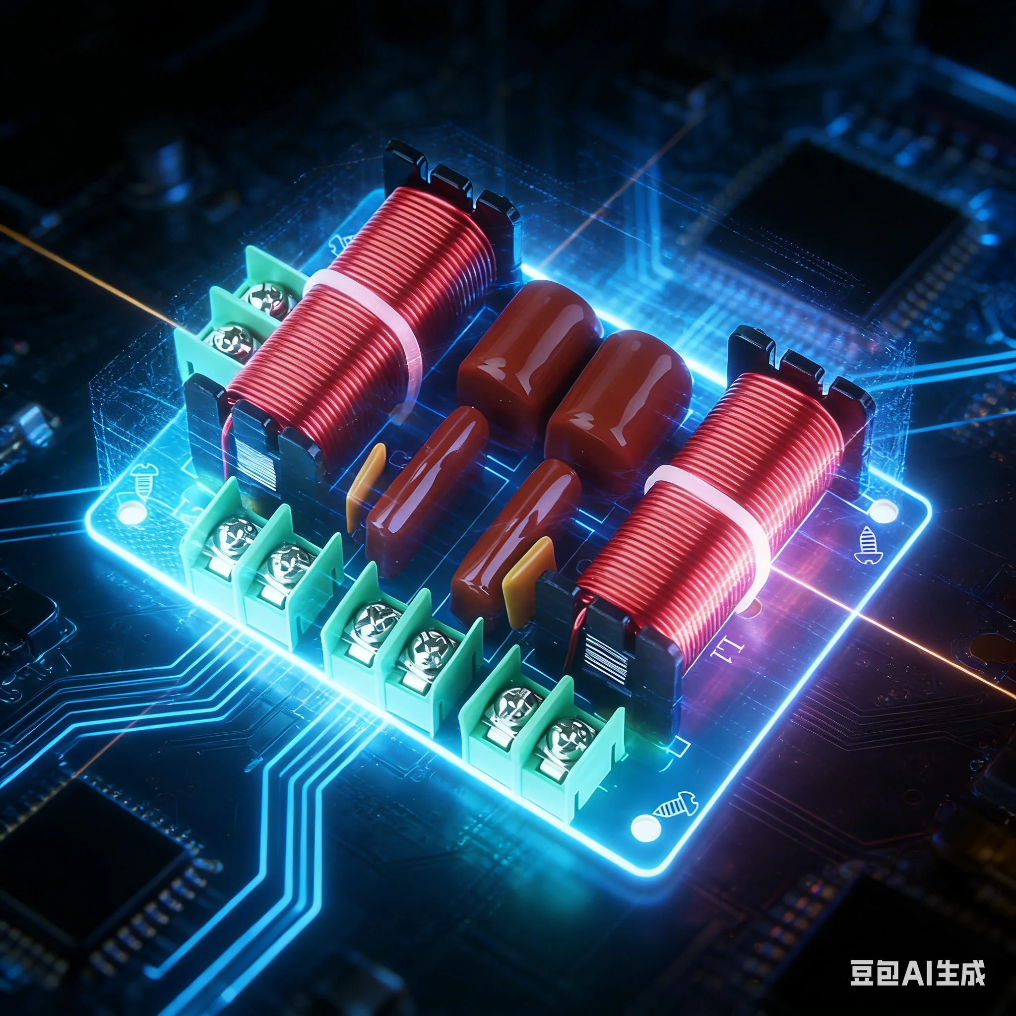 

3 Way Speaker Audio Frequency Divider 3200Hz 250W HiFi Crossover DIY Speaker Filter Module Home Theater Audio Modification