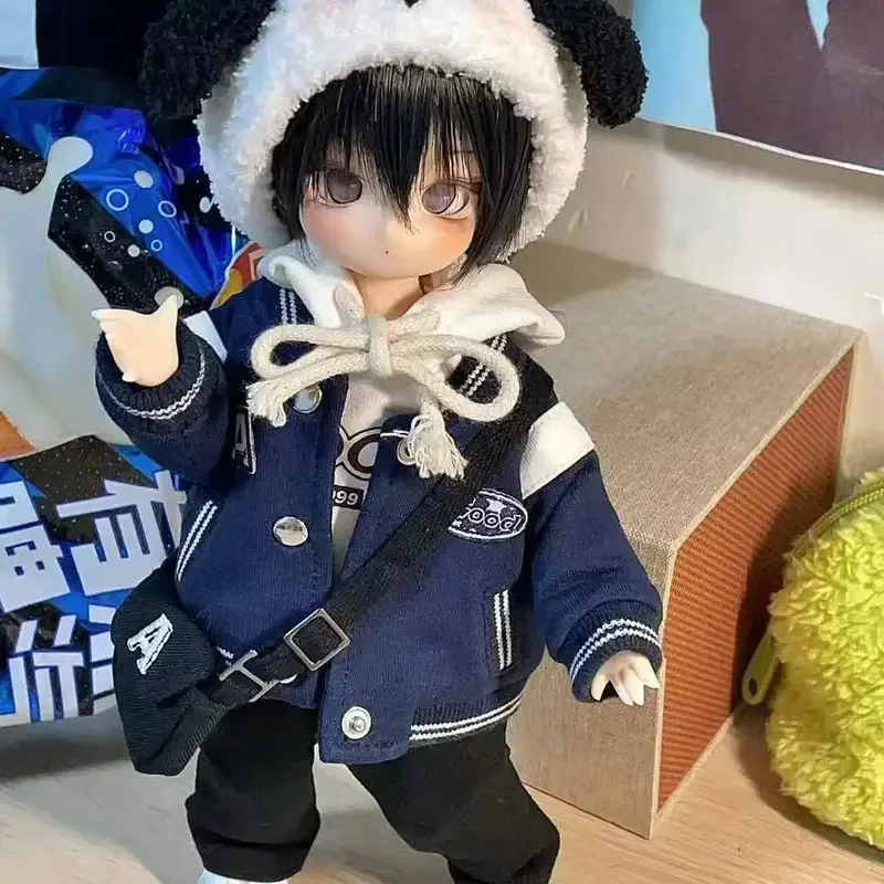 新しい1/6ドール服スーツ、30cm BJDドール用、キュートな野球セットドレスアップ、女の子のおもちゃ、プレイハウスドールアクセサリー、ドールなし