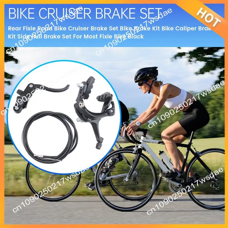 

X08A Fixie Road Bike Cruiser Brake Set Bike Brake Kit Bike Caliper Brake Kit Side Pull Brake Set For Most Fixie Bike
