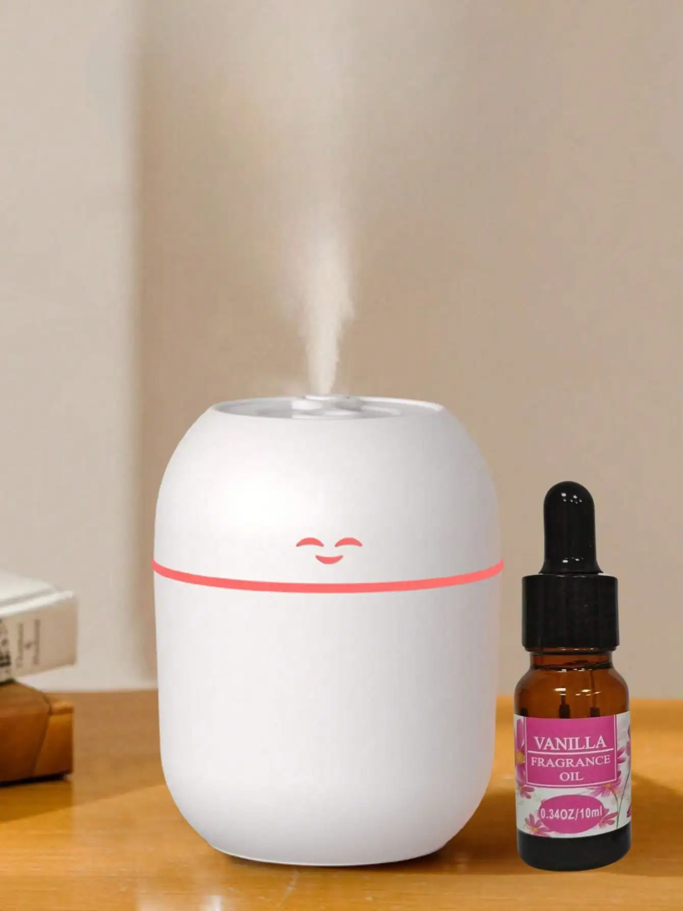 220ML USB Mini Aroma Diffusor Luftbefeuchter mit LED-Licht und Abschaltschutz für Zuhause und Auto, Ultraschall Geräuscharmer Nebelerzeuger – Detail 5