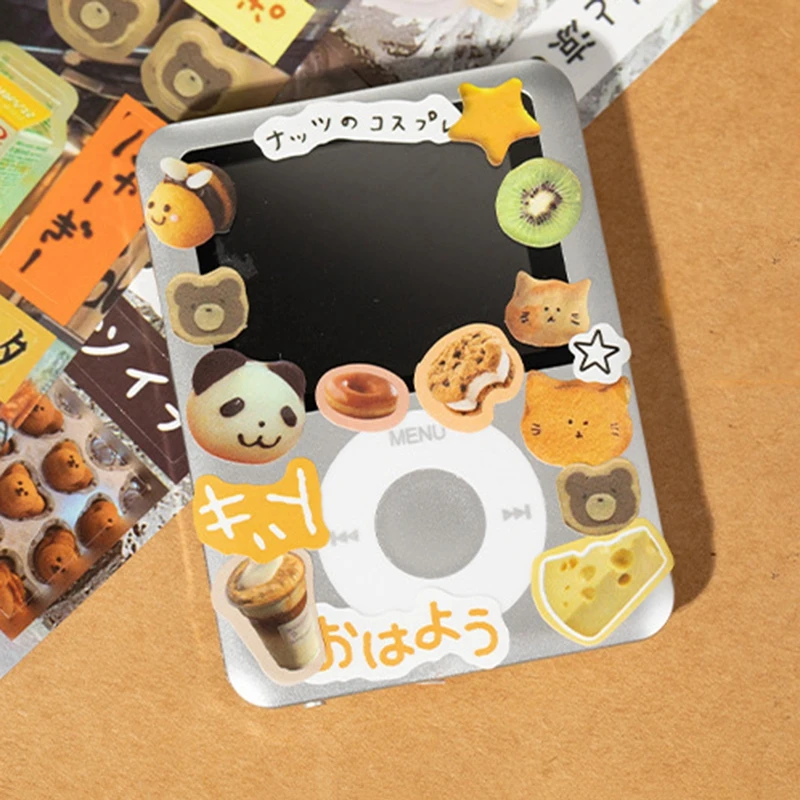 Manga Stickers, Vintage Cute Animal DIY Decals, Scrapbook Journal Decorations, Cute Stationery Handmade Gifts image 6