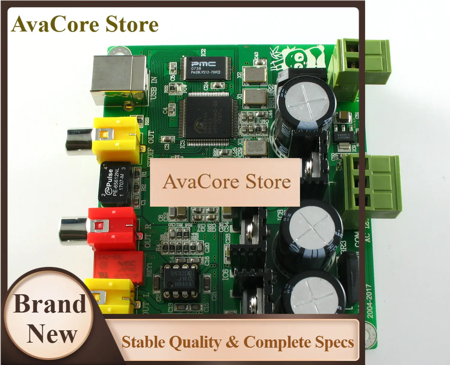 AvaCoreAudio Assembly 32bit384k Usb Dac Decode Board Cm6631a+akm4490 Dac 32\384k