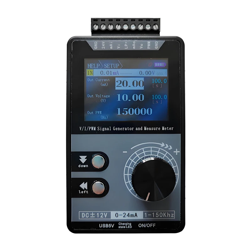 New Precision PWM Current Voltage Signal Generator 0-20mA 4-20mA 0-10V Source Simulator 0-50V 50mA Measuring Meter Calibrator