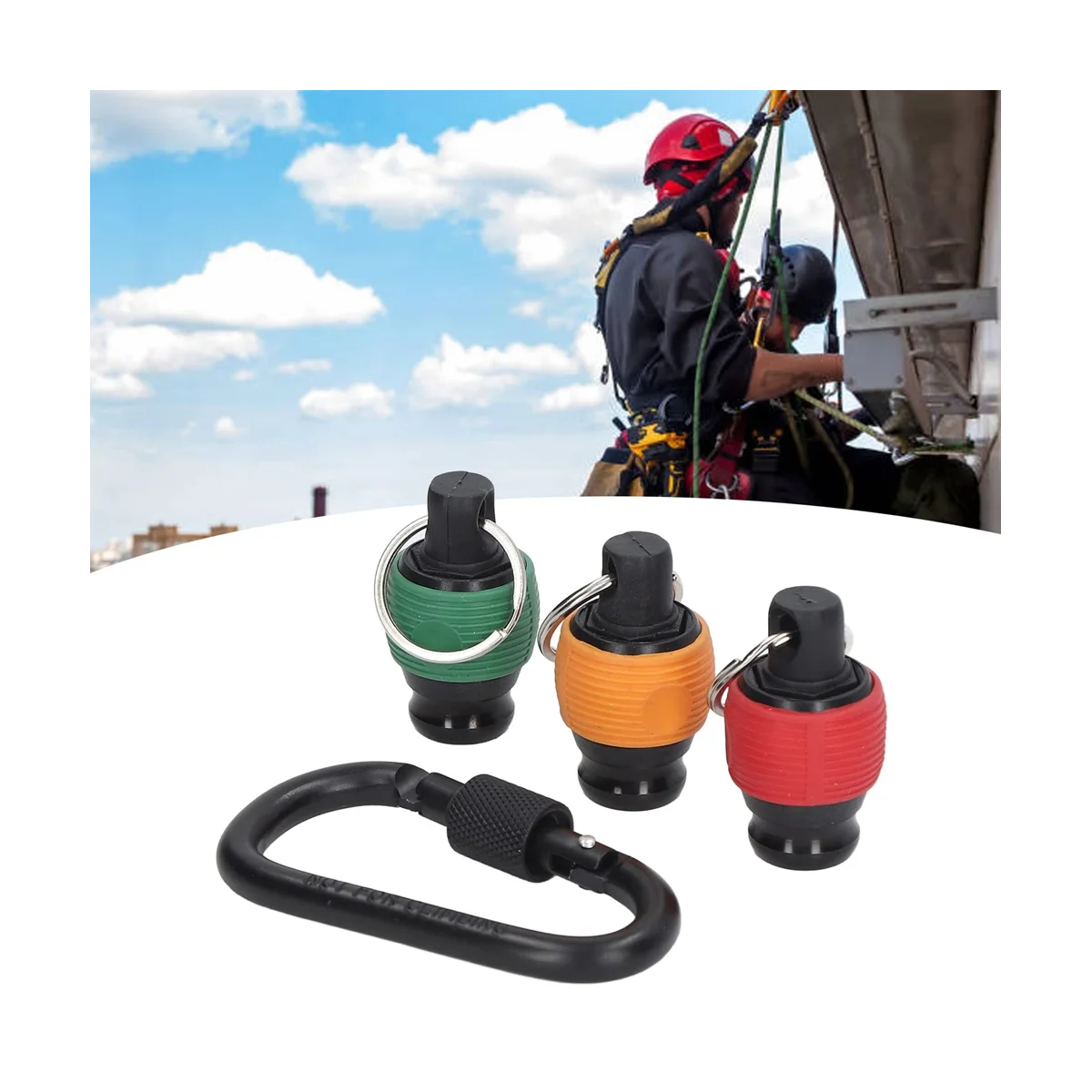 アルミニウム合金ドライバーホルダー、六角ハンドル、延長バー、ドリルねじアダプター、キーチェーン、1 "、4" 、3個