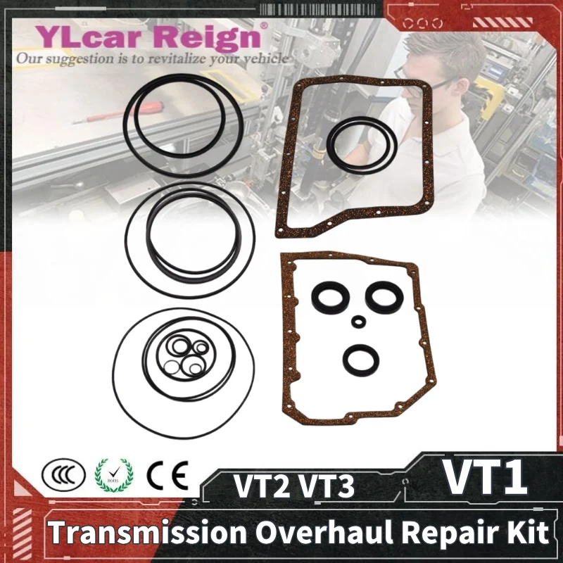 

VT1 VT2 VT3 CVT Automatic Transmission Clutch Repair kit Seal Ring Gaskets Rebuild Overhaul Kit For BMW MINI B082820A