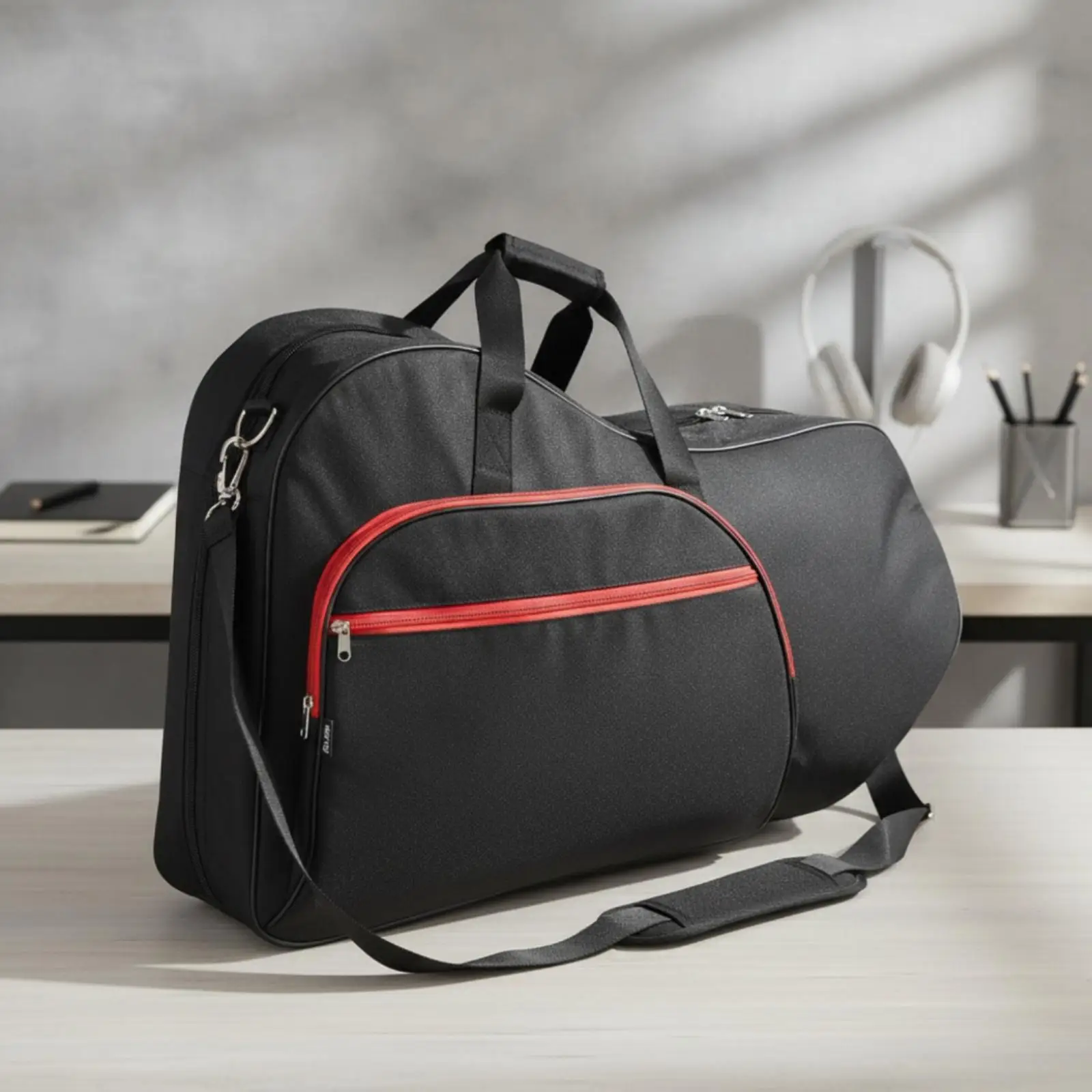 Lightweight Horn Transport Bag 1680D Oxford Case with Reinforced Seams for Daily Rehearsal Use