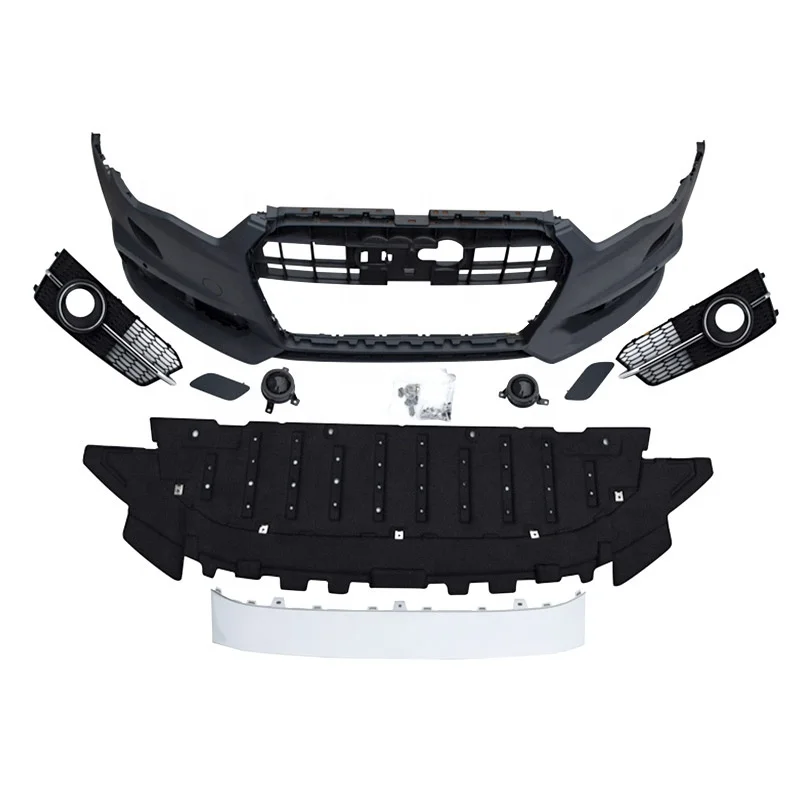 

S Line 6 C7.5 Front Bumper for Audi A6 S6 High Quality ABS Plastic Bodykit with Grill Compatible for 2015 2016 2017 2018 Models