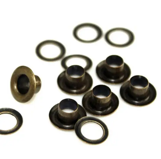 CPAM Shipping 4mm Eyelets for Apparel and Scrapbook Antique brass color metal eyelets for garment eyelet for bags