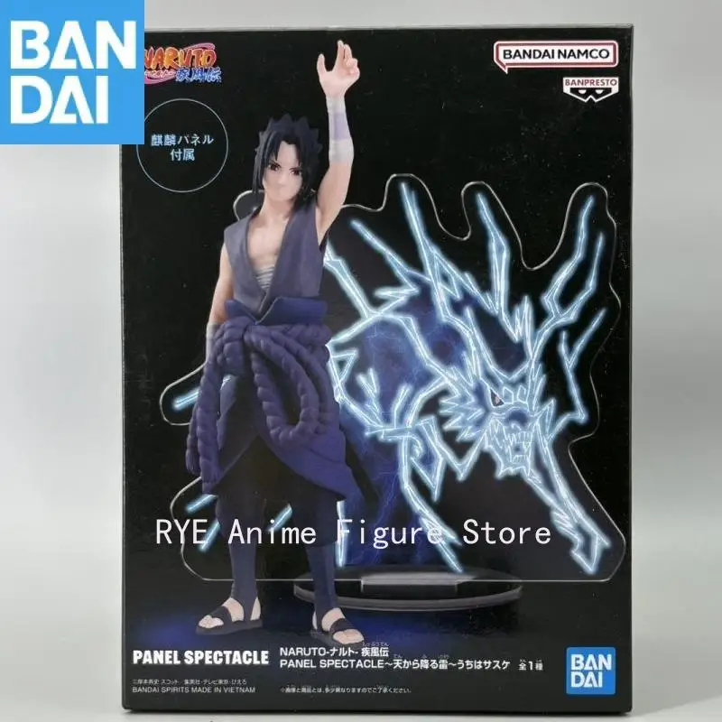 

Genuine Bandai Banpresto Naruto Shippuden Panel Spectacle Thunder From The Sky Uchiha Sasuke Figure Model Collector Figurine Toy