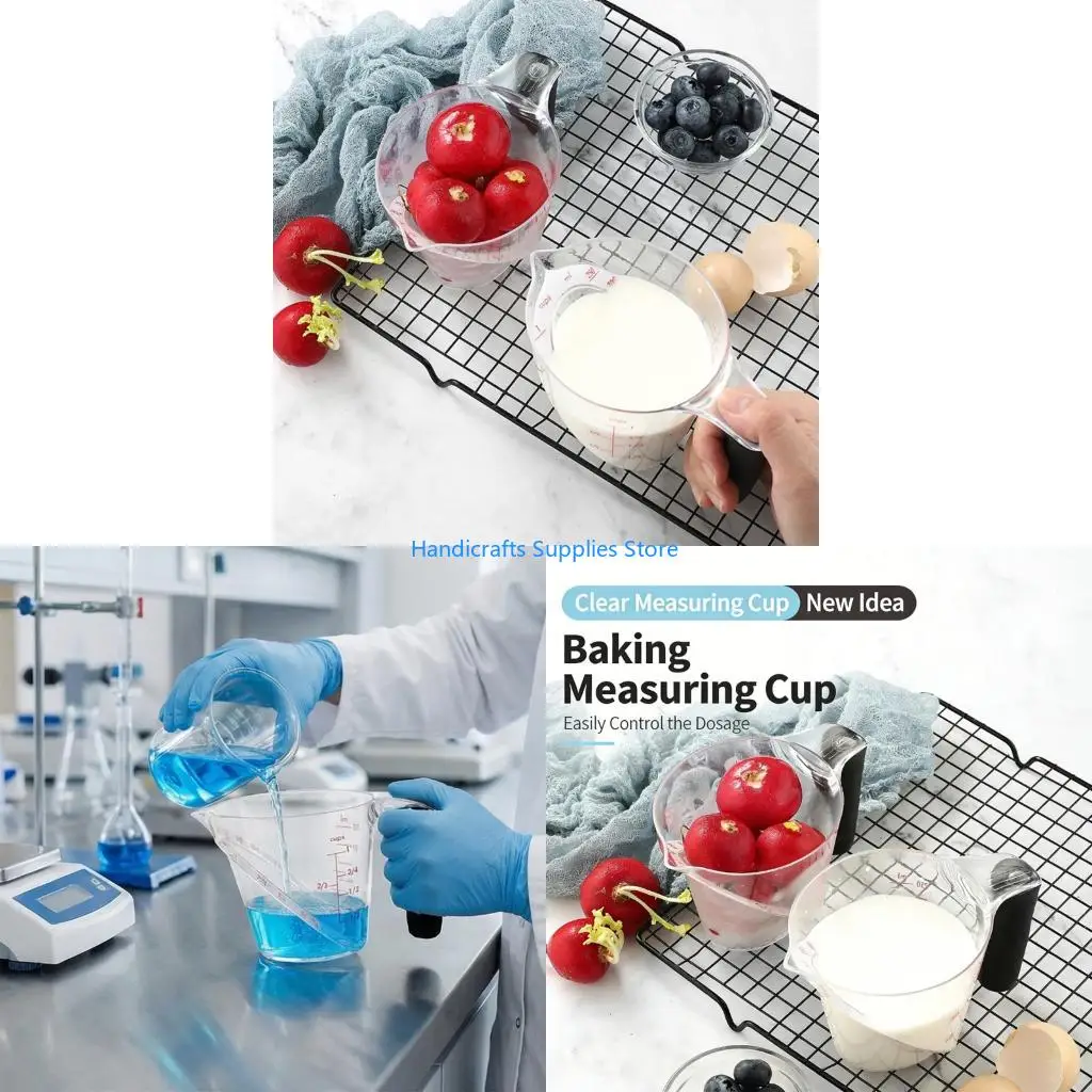 R1WA Clear Measuring Cup With Precise Marking For Household Baking Cooking 250ML