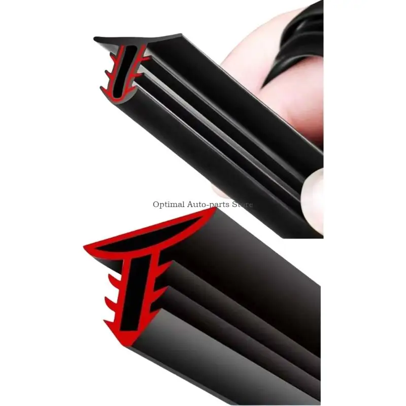 

Car Rubber Seal Strips Door Sealing Weatherstrip Noise Reduction Soundproof