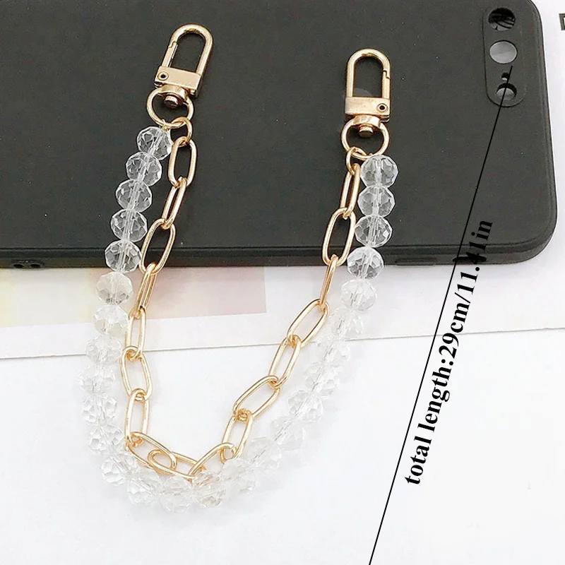 DIY Replaceable Bag Handle Bead Mobile Phone Chain Bag Accessories Handbag Strap All-match Acrylic Shoulder Bags Belts