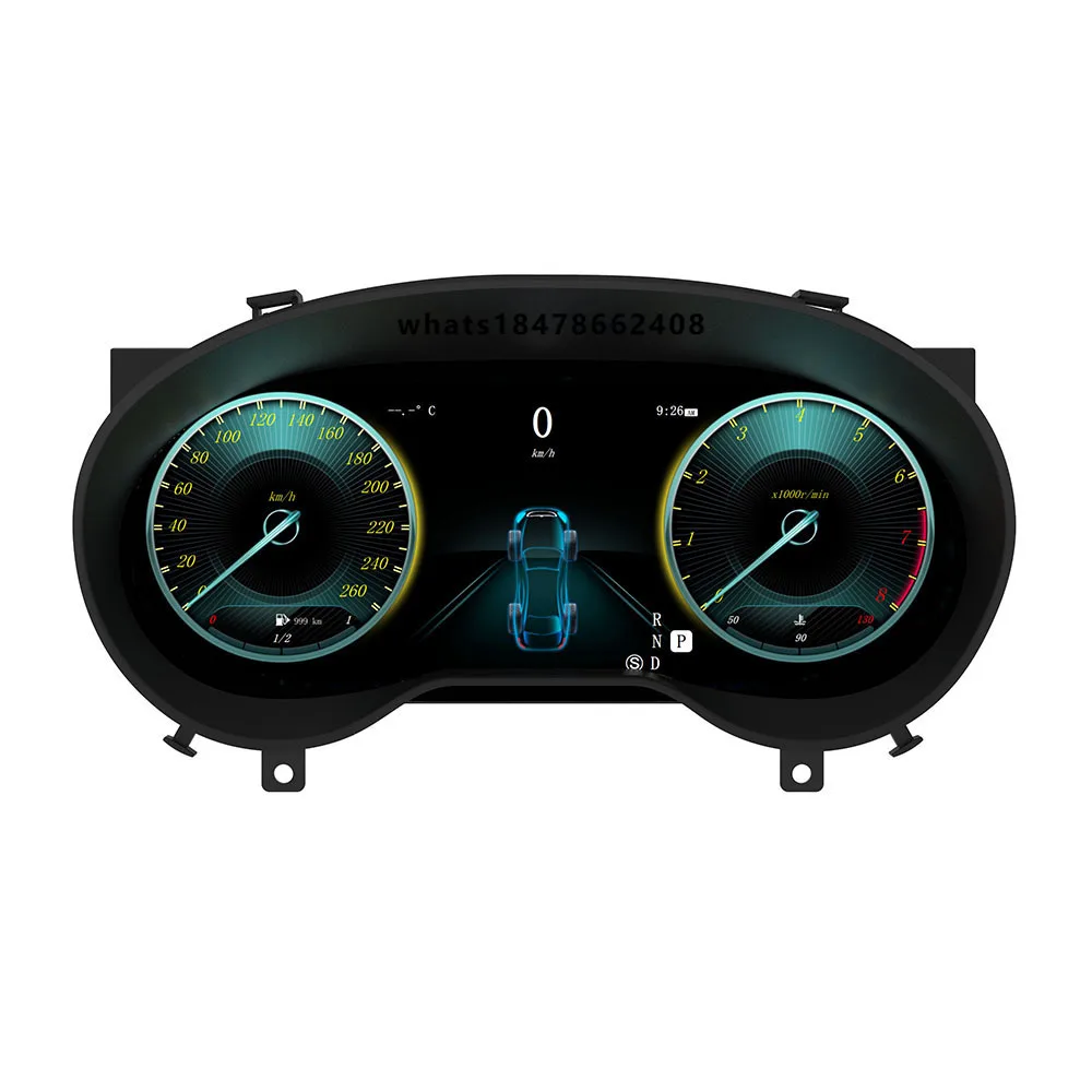

12.3 Inch LCD Digital Dashboard Cluster for Benz GLA/CLA/A NTG4.5/5.0 2015-2018 Virtual Instrument Paneel Cockpit Speedometer